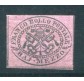 1852 Pontificio 1/2 baj grigio lilla vivo nuovo