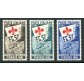 1951 Repubblica Ginnici serie 3 val. centrati 