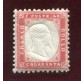 1862 Regno 40 cent. rosso carminio 