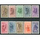 1932 Egeo Scarpanto serie Garibaldi 10 val.