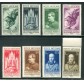 1936 Vaticano Stampa Cattolica serie 8 valori 