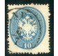 1863 ASI LV 10 soldi azzurro usato