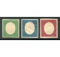 1854 Sardegna non emessi serie completa 3 val.