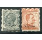 1922 Egeo 15 cent. e 20 cent. grigio Nisiros