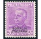 1939 Somalia 50 centesimi lilla centrato 