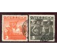 1936 Austria costumi popolari 2+5 s. usati