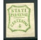 1859 Parma Governo Provvisorio 5 cent verde giallo