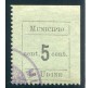 1918 Municipio Udine 5 cent. usato