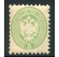 1864 ASI LV 3 soldi dent. 9 1/2 verde nuovo