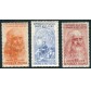 1952 Leonardo serie 3 valori spl