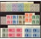 1929 Vaticano Conciliazione serie 15 valori in quartina