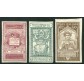 1921 Regno Dante serie non dentellata 3 val.