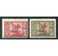 1945 Egeo Pro Croce Rossa 2 val. 