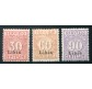 1915 Libia Servizio commissioni 3 val. 
