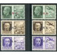 1944 RSI Propaganda di guerra Brescia serie di 6 valori con sovr. modificate